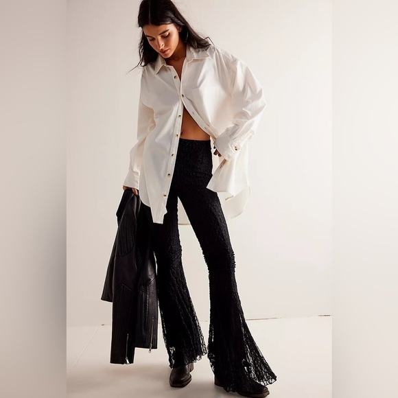 Free People Georgina Mesh Pants - Picture 7 of 7